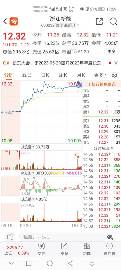 600032浙江新能股吧