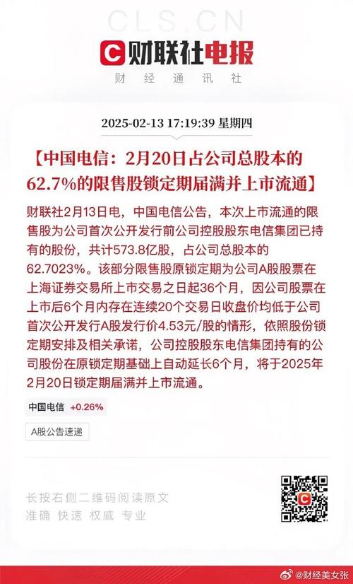 中國(guó)電信什么時(shí)候在A股上市