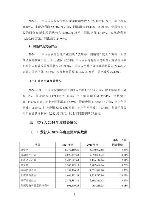 中國寶安集團股份有限公司，中國寶安年報