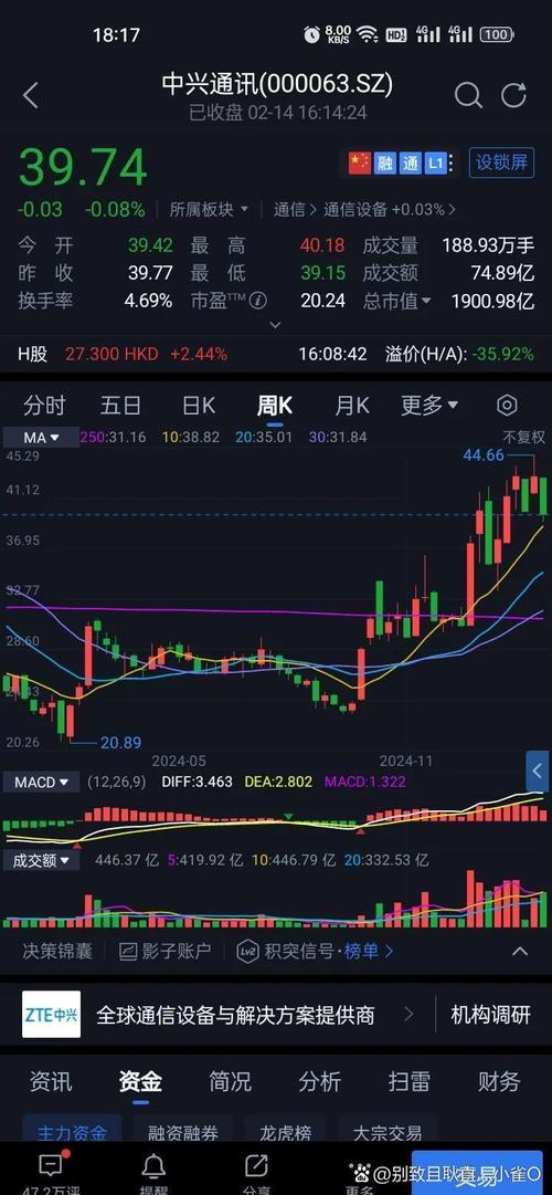 中興通訊股票行情，中興通訊股票大跌的背后