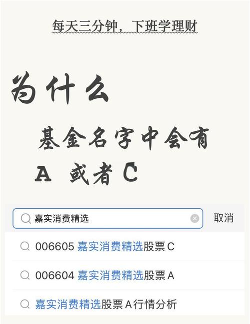 基金a與基金c有何區(qū)別