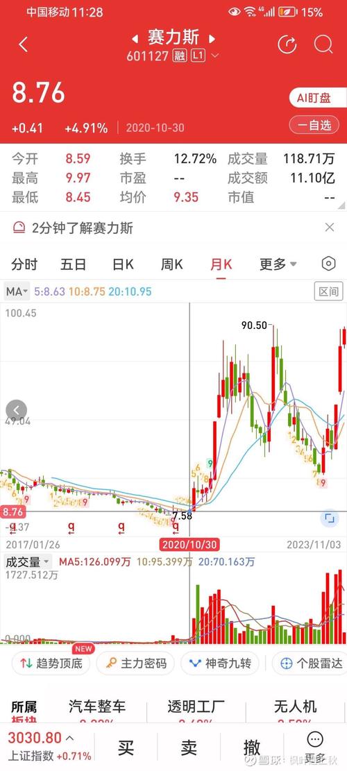 賽力斯股票千股千評
